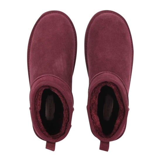 Jack Wills - Stiefel für Damen, Leder (Burgunderrot) - Image 4