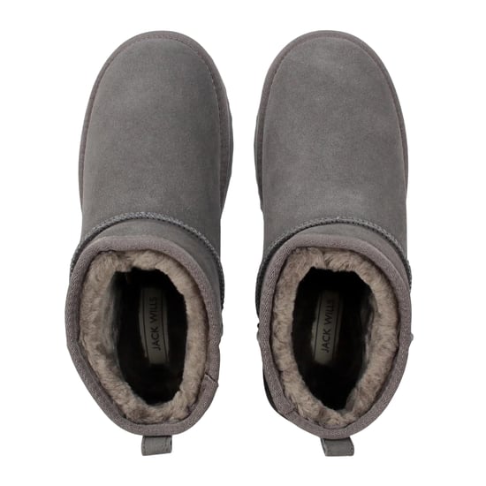 Jack Wills - Stiefel für Damen, Leder (Grau) - Image 4