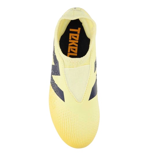 New Balance - "Tekela V4+ Magique" Fußballschuhe mit festem Boden für Kinder (Orange/Schwarz) - Image 3
