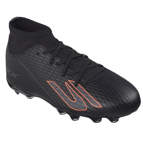 Skechers - "Skx 2" Fußballschuhe mit festem Boden für Kinder (Schwarz/Orange) - Image 5