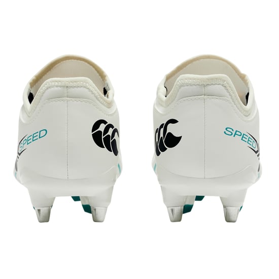 Canterbury - "Speed Falcon 2.0 Team" Rugby-Stiefel für weichen Boden für Herren/Damen Unisex (Weiß/Grün) - Image 2