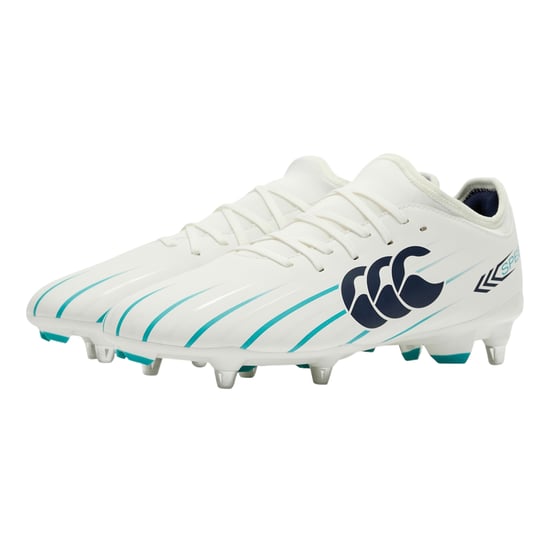 Canterbury - "Speed Falcon 2.0 Team" Rugby-Stiefel für weichen Boden für Herren/Damen Unisex (Weiß/Grün) - Image 6
