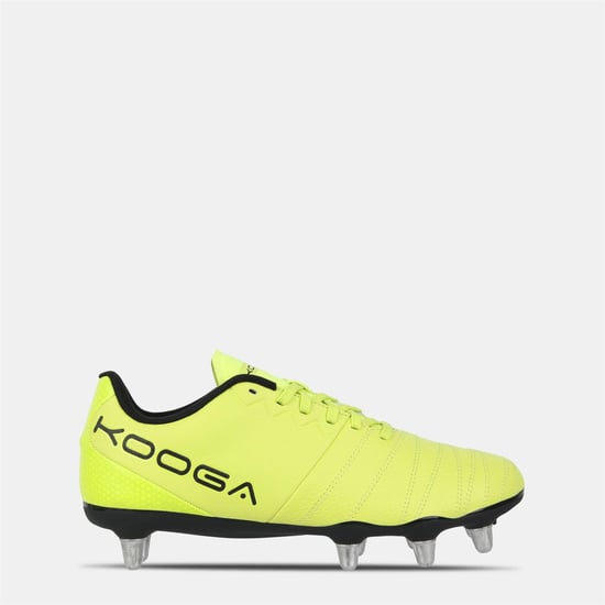 KooGa - "Power SG" Rugby-Stiefel für Herren, Leder (Gelb/Schwarz) - Image 1