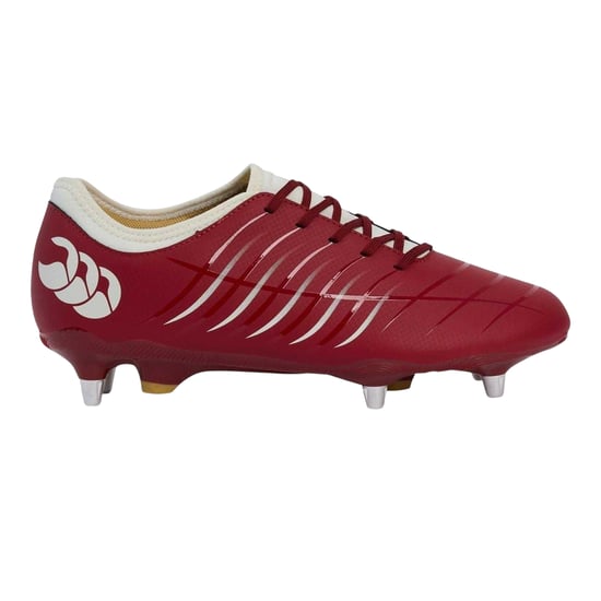 Canterbury - "Phoenix 2.0" Rugby-Stiefel für weichen Boden für Herren, Zum Schnüren (Rote Dahlie) - Image 1