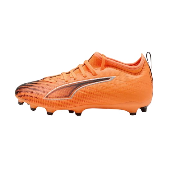 Puma - "Ultra 6 Match" Fußballschuhe mit festem Boden für Kinder (Rot/Schwarz) - Image 2