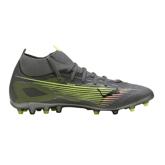 Puma - "Ultra 5 Match+" Fußballschuhe mit festem Boden für Herren (Mattiertes Silber) - Image 1