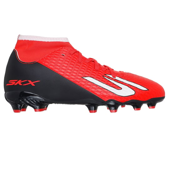 Skechers - "Skx 2" Fußballschuhe mit festem Boden für Kinder (Rot/Schwarz) - Image 1
