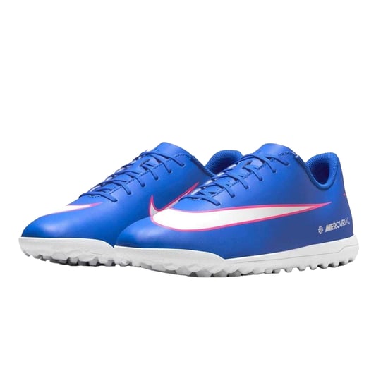 Nike - "Mercurial Vapor 16" Fußball-Stiefel für Herren, Leder (Blau/Weiß/Pink) - Image 5