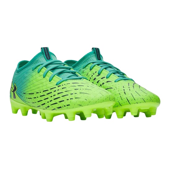 Under Armour - "Magnetico Elite 5" Fußballschuhe mit festem Boden für Herren (Grün/Türkis) - Image 5