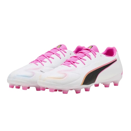 Puma - "King Match" Fußballschuhe mit festem Boden für Herren (Pink) - Image 4