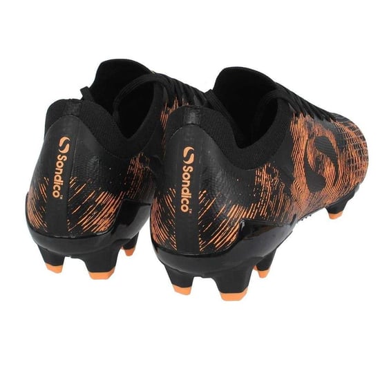 Sondico - Mit Streifen Fußballschuhe mit festem Boden für Herren (Schwarz/Orange) - Image 2