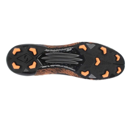 Sondico - Mit Streifen Fußballschuhe mit festem Boden für Herren (Schwarz/Orange) - Image 4
