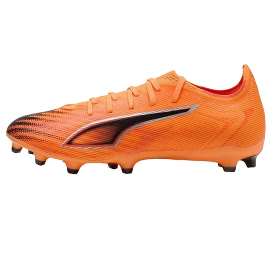 Puma - "Ultra 6 Match" Fußballschuhe mit festem Boden für Herren (Orange/Schwarz) - Image 2