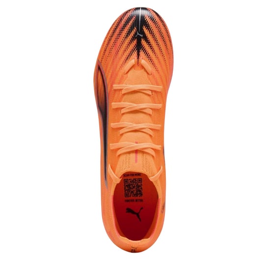 Puma - "Ultra 6 Match" Fußballschuhe mit festem Boden für Herren (Orange/Schwarz) - Image 3