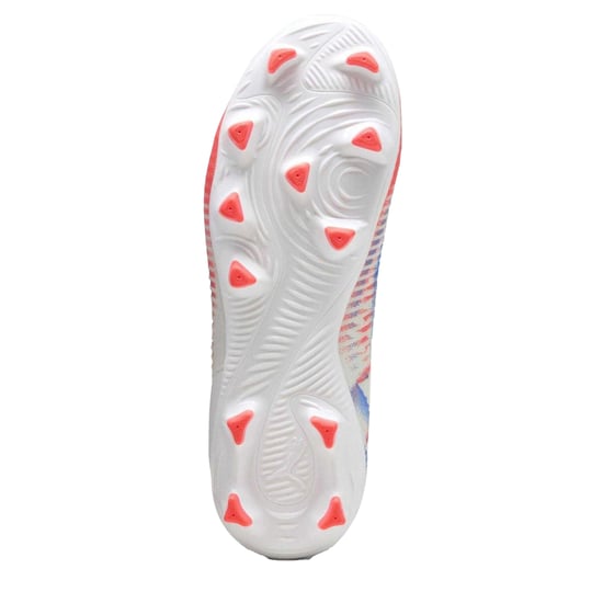 Puma - "Future 8 Match" Künstlicher Boden Fußballschuhe für Kinder (Weiß/Schwarz/Rot) - Image 4