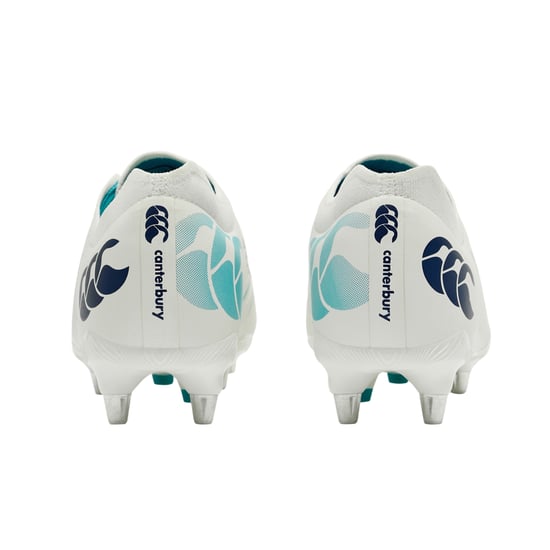 Canterbury - "Phoenix 2.0 Pro" Rugby-Stiefel für weichen Boden für Herren (Weiß/Grün) - Image 2