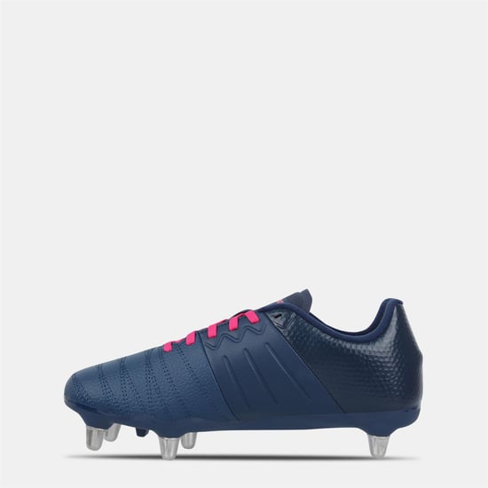 KooGa - Rugby-Stiefel für Kinder, Synthetischer Stoff (Marine/Pink) - Image 2