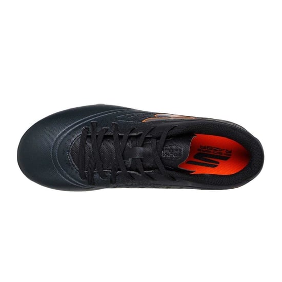 Skechers - "Razor" Fußballschuhe mit festem Boden für Kinder (Schwarz/Orange) - Image 3