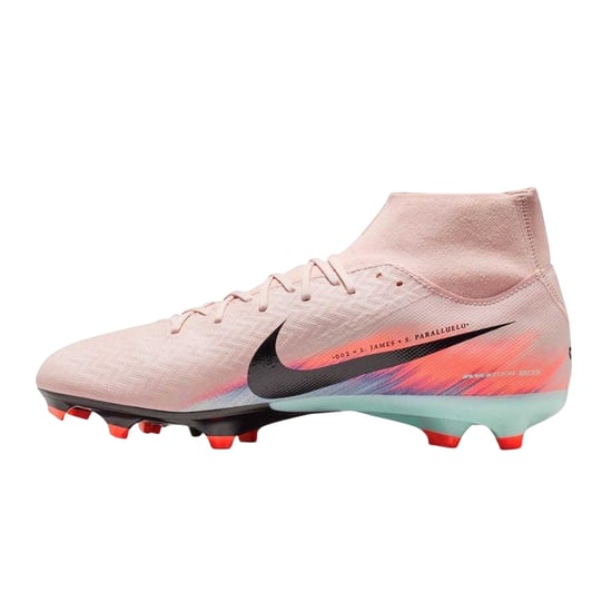 Nike - "Zoom Mercurial Superfly 10 Academy" Fußballschuhe mit festem Boden für Herren/Damen Unisex (Pink/Blau) - Image 2