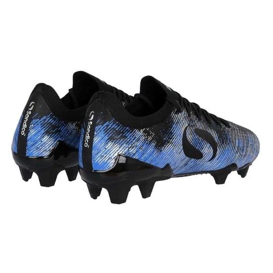Sondico - Mit Streifen Fußballschuhe mit festem Boden für Herren (Schwarz/Blau) - Image 2