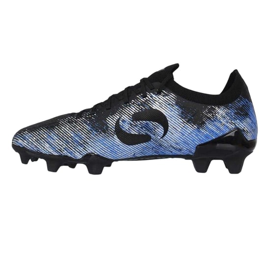 Sondico - Mit Streifen Fußballschuhe mit festem Boden für Herren (Schwarz/Blau) - Image 3