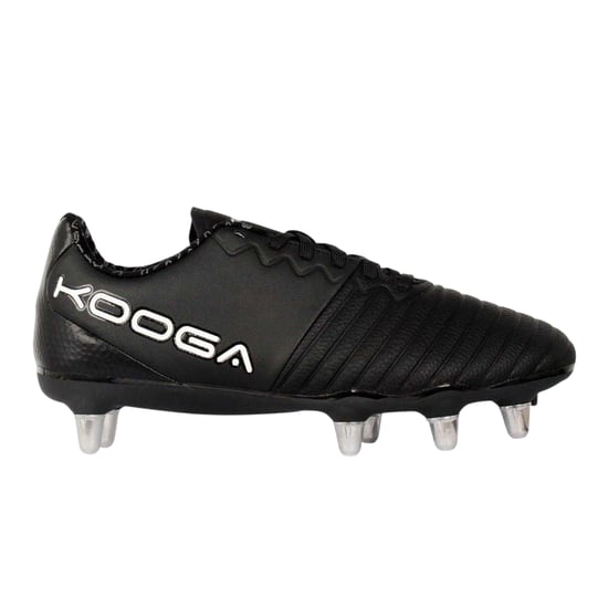 KooGa - "Power SG" Rugby-Stiefel für Herren, Leder (Schwarz/Weiß) - Image 1