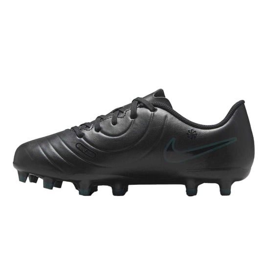 Nike - "Tiempo Legend 10" Fußballschuhe mit festem Boden für Kinder (Schwarz/Grün) - Image 2