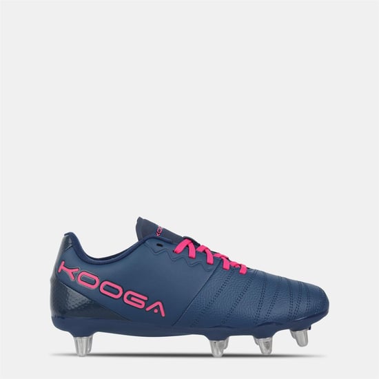 KooGa - "Power SG" Rugby-Stiefel für Herren, Leder (Marine/Pink) - Image 1