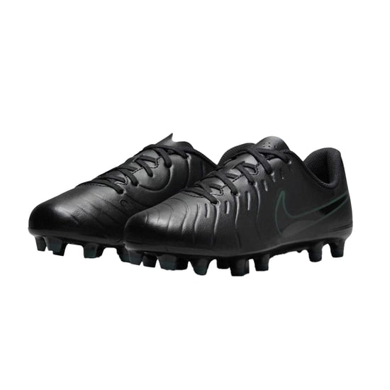 Nike - "Tiempo Legend 10" Fußballschuhe mit festem Boden für Kinder (Schwarz/Grün) - Image 5