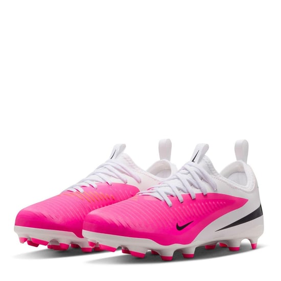 Nike - "Academy" Fußballschuhe mit festem Boden für Kinder (Pink/Weiß) - Image 4