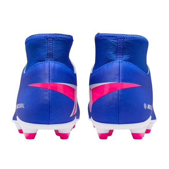 Nike - "Mercurial Superfly 10 Club" Fußballschuhe mit festem Boden für Herren/Damen Unisex (Blau/Weiß/Pink) - Image 2