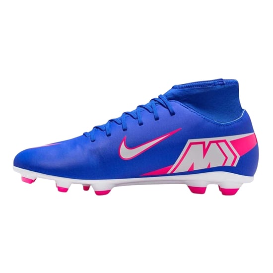 Nike - "Mercurial Superfly 10 Club" Fußballschuhe mit festem Boden für Herren/Damen Unisex (Blau/Weiß/Pink) - Image 4