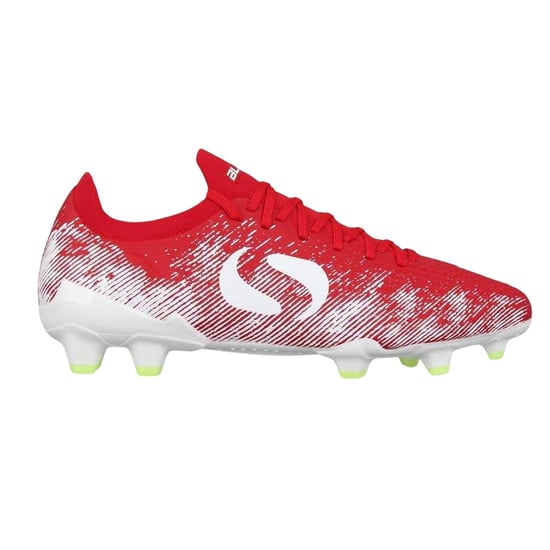 Sondico - Mit Streifen Fußballschuhe mit festem Boden für Herren (Rot/Weiß) - Image 1