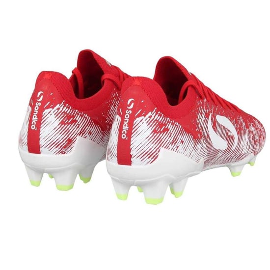 Sondico - Mit Streifen Fußballschuhe mit festem Boden für Herren (Rot/Weiß) - Image 2