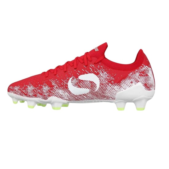 Sondico - Mit Streifen Fußballschuhe mit festem Boden für Herren (Rot/Weiß) - Image 3