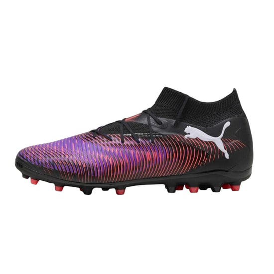 Puma - "Future 8 Pro" Fußball-Stiefel für Herren, Ohne Schnürsenkel (Schwarz/Weiß/Rot) - Image 2