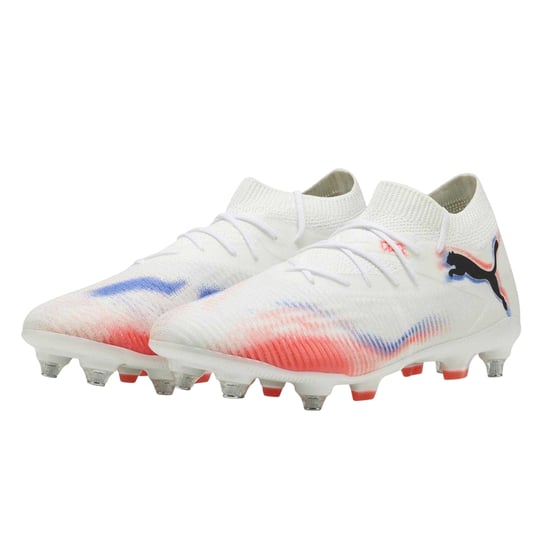 Puma - "Future 8 Match" Fußballschuhe für weichen Boden für Herren/Damen Unisex (Puma Weiß) - Image 6