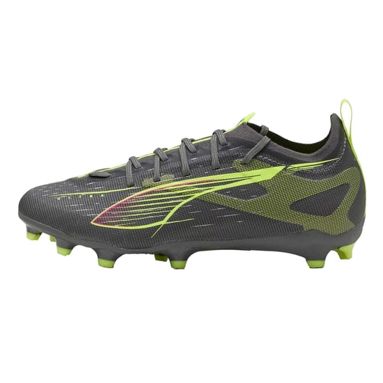 Puma - "Ultra 5 Pro" Fußballschuhe mit festem Boden für Kinder (Silber) - Image 2