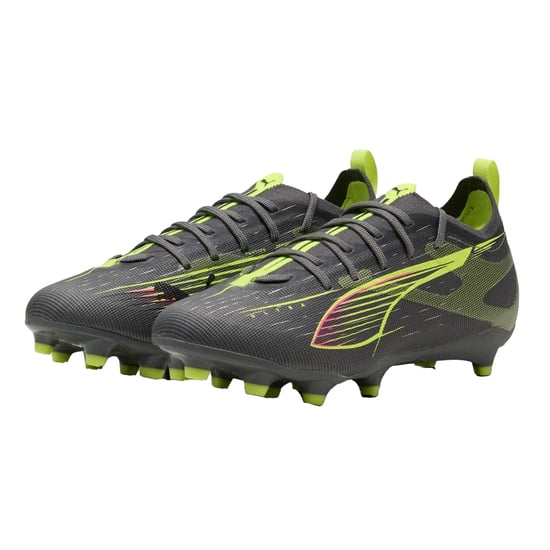 Puma - "Ultra 5 Pro" Fußballschuhe mit festem Boden für Kinder (Silber) - Image 5