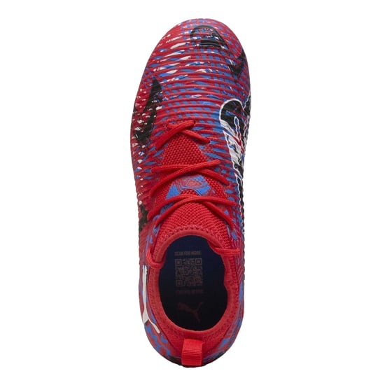 Puma - "Future 8 Match" Künstlicher Boden Fußballschuhe für Kinder (Rot/Blau) - Image 3
