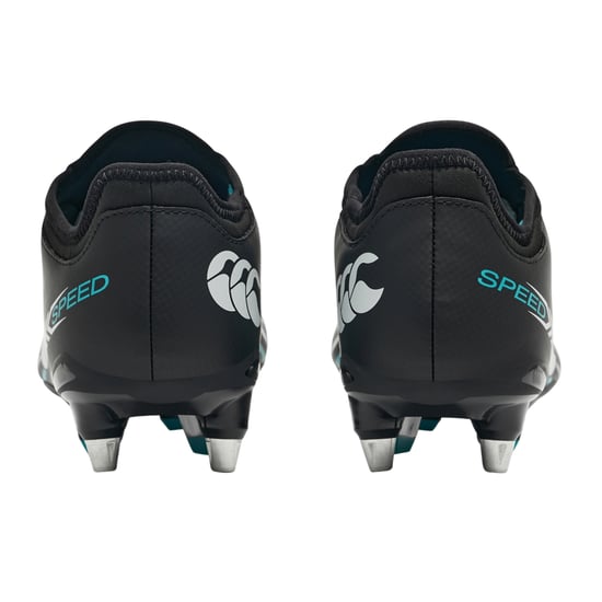 Canterbury - "Speed Falcon 2.0 Team" Rugby-Stiefel für weichen Boden für Herren/Damen Unisex (Schwarz/Grün) - Image 2