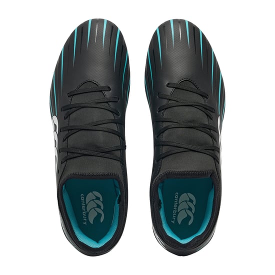 Canterbury - "Speed Falcon 2.0 Team" Rugby-Stiefel für weichen Boden für Herren/Damen Unisex (Schwarz/Grün) - Image 4