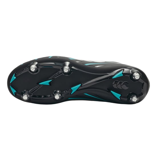 Canterbury - "Speed Falcon 2.0 Team" Rugby-Stiefel für weichen Boden für Herren/Damen Unisex (Schwarz/Grün) - Image 5