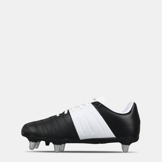 KooGa - Rugby-Stiefel für Kinder, Synthetischer Stoff (Weiß/Schwarz) - Image 2