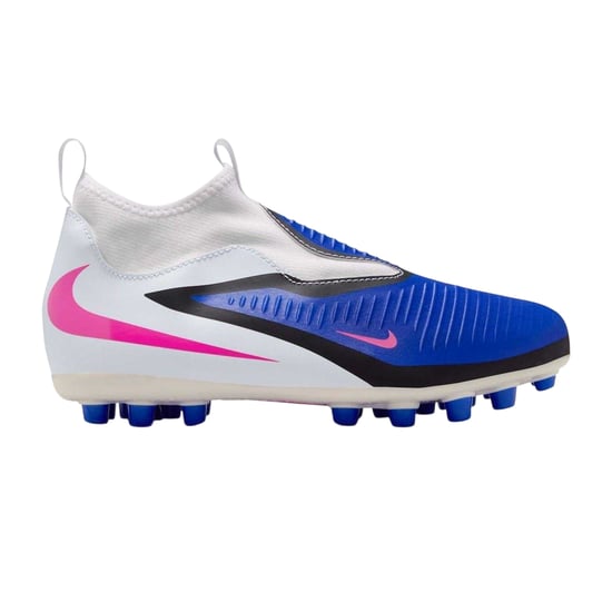 Nike - "Academy" Fußballschuhe mit festem Boden für Kinder (Blau/Weiß/Pink) - Image 1