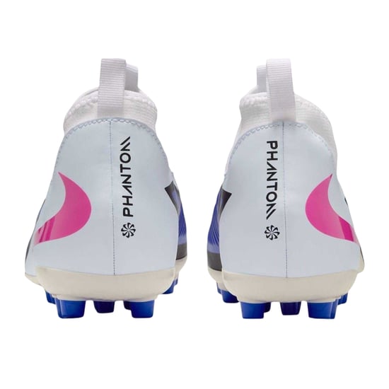 Nike - "Academy" Fußballschuhe mit festem Boden für Kinder (Blau/Weiß/Pink) - Image 2