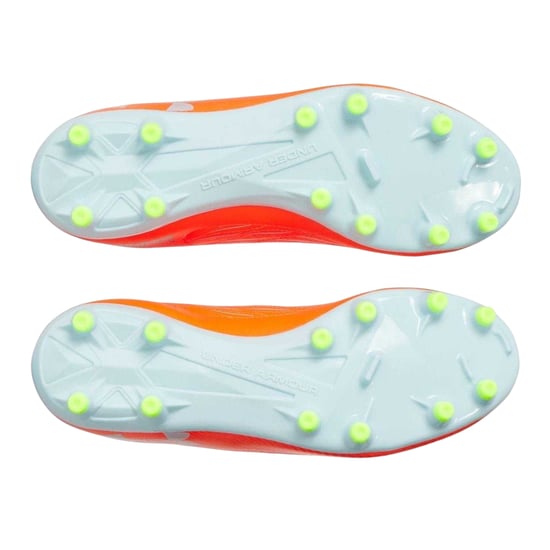 Under Armour - "Magnetico Elite 4" Fußballschuhe mit festem Boden für Kinder (Orange) - Image 4