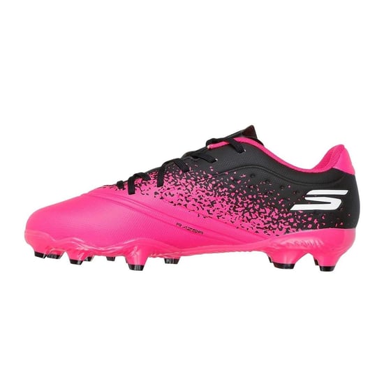 Skechers - "Razor" Fußballschuhe mit festem Boden für Kinder (Rot/Schwarz) - Image 2
