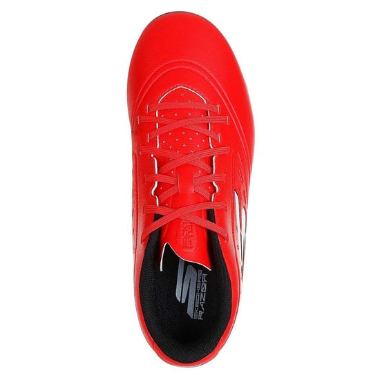 Skechers - "Razor" Fußballschuhe mit festem Boden für Kinder (Rot/Schwarz) - Image 4