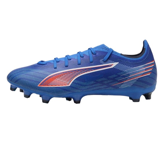 Puma - "Ultra 6 Match" Fußballschuhe mit festem Boden für Herren (Blau/Weiß) - Image 2